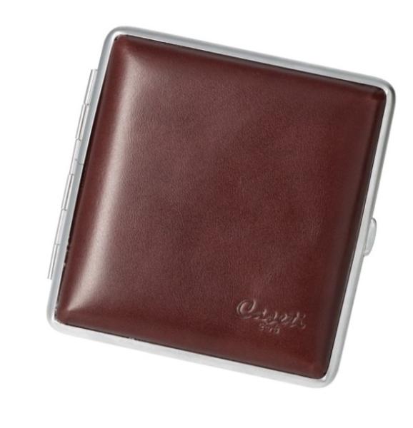 Zigarettenetui "Caseti Echtleder dunkelbraun"